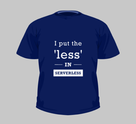 I put the less t-shirt